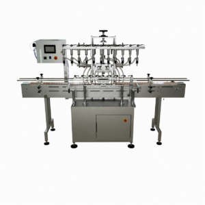 In-Line Automatic Bottle Filling Machine with Pressure Overflow System
