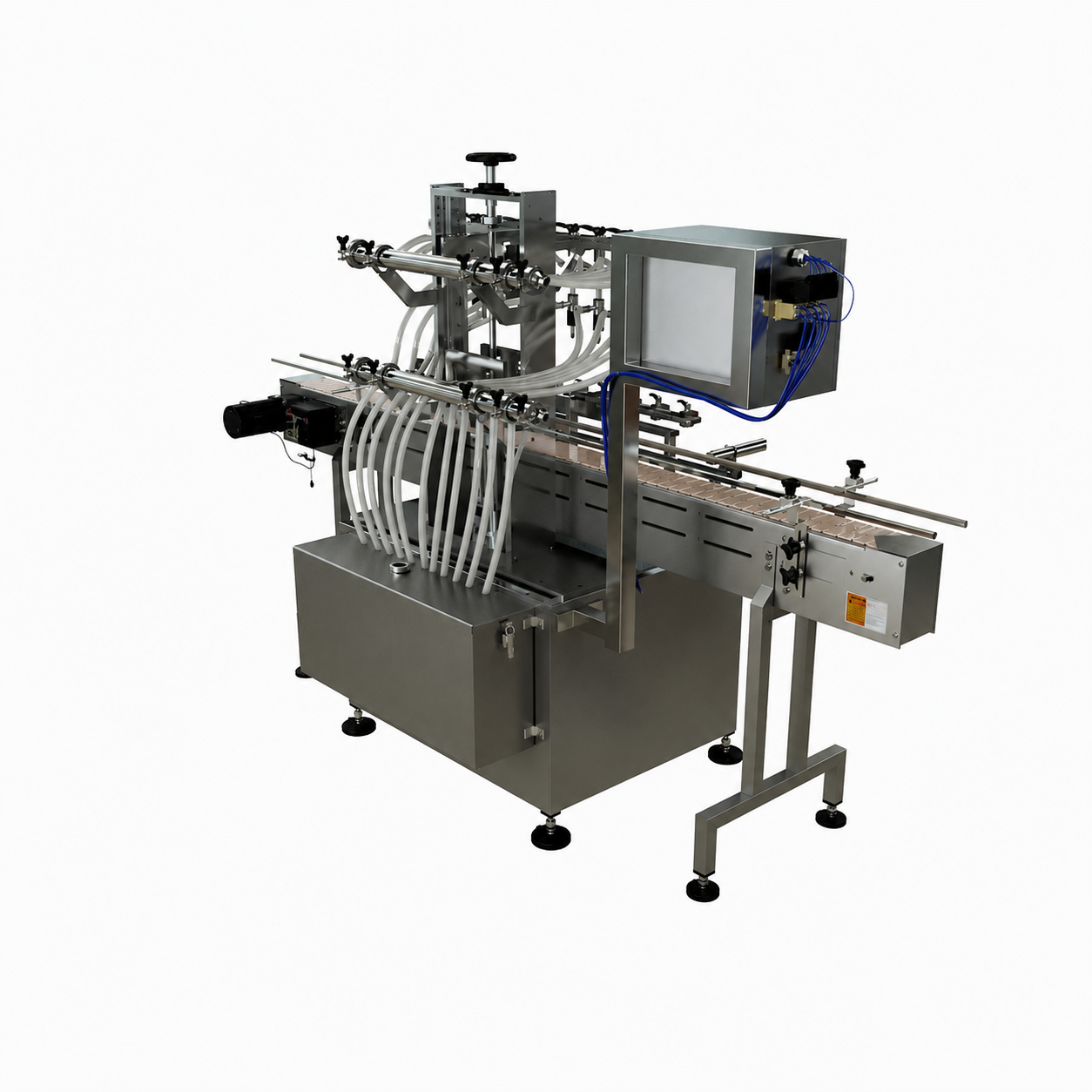 In-Line Automatic Bottle Filling Machine with Pressure Overflow System - Image 2
